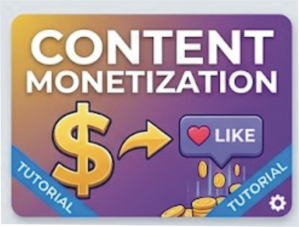 Content Monetization Tutorial
